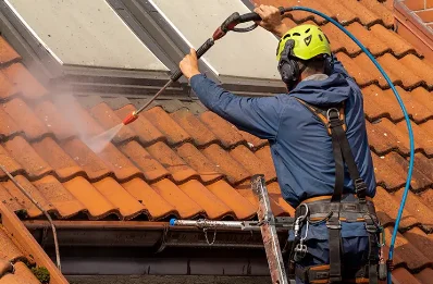 Démoussage et hydrofuge de toiture à Cours